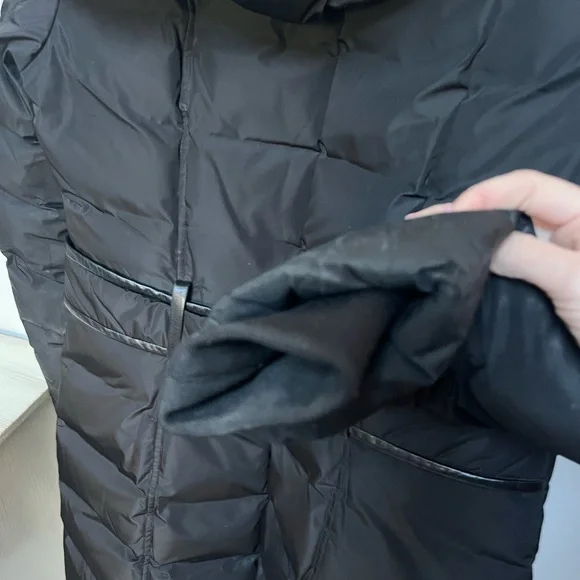 Mackage Brigid Knit & Leather Trim Down Puffer
Parka - Picture 9 of 16